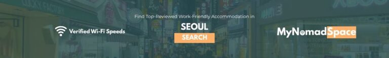 Search digital nomad accommodation in Seoul